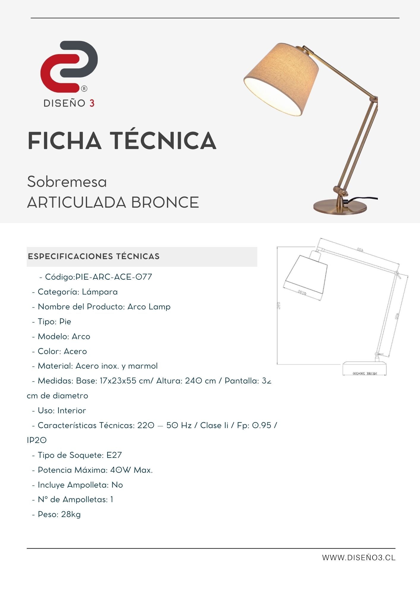 ARTICULADA ESCRITORIO