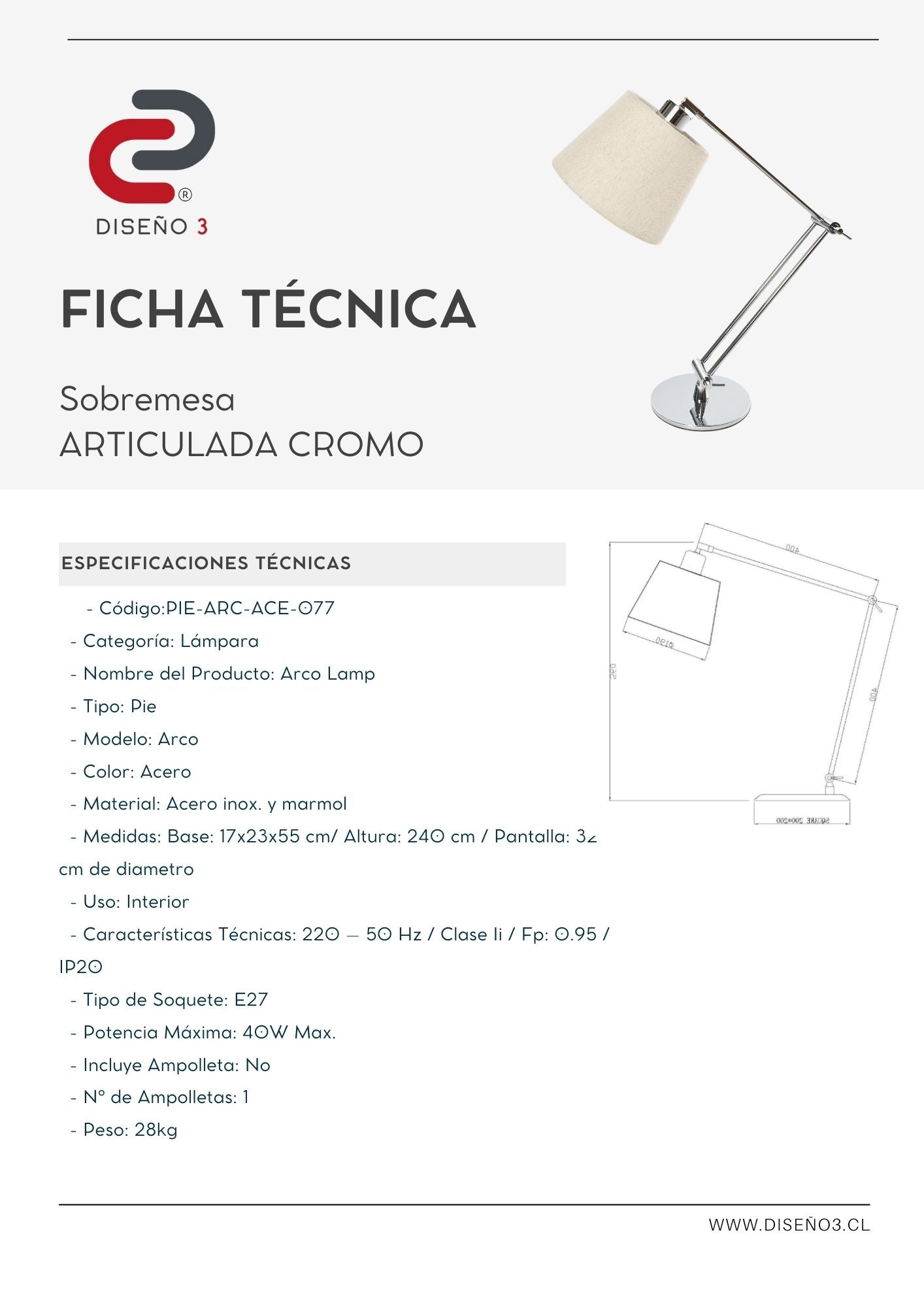 ARTICULADA ESCRITORIO