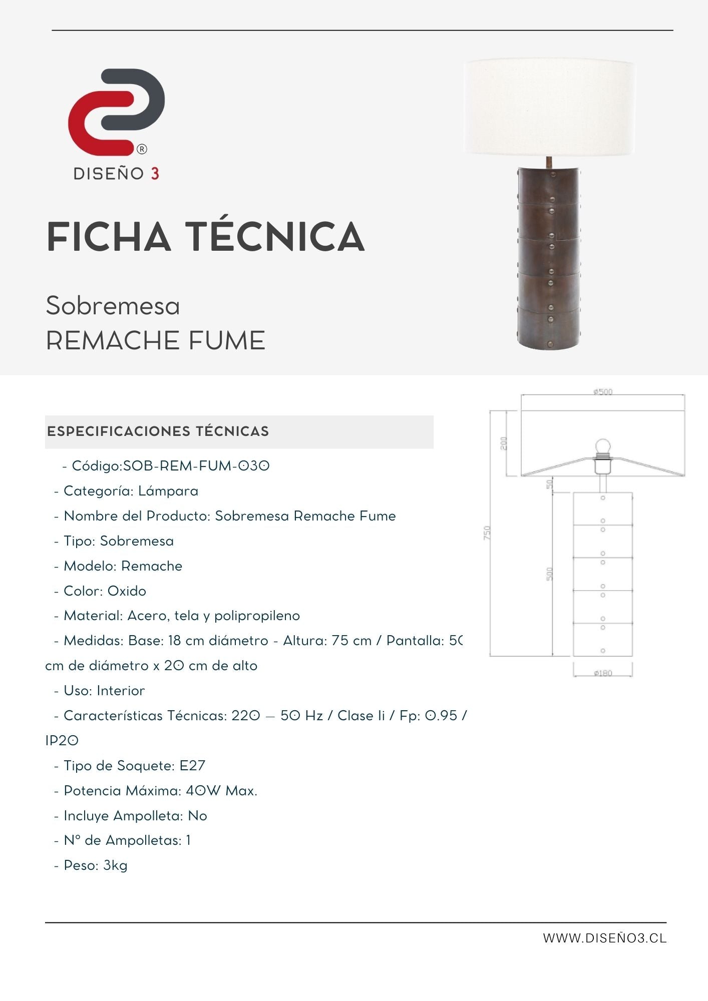 REMACHE SOBREMESA