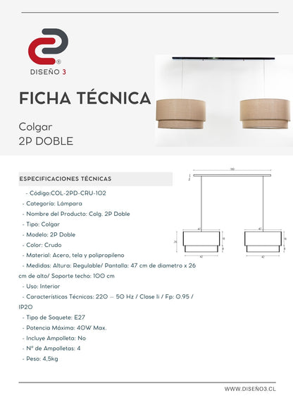 COLGAR 2P DOBLE