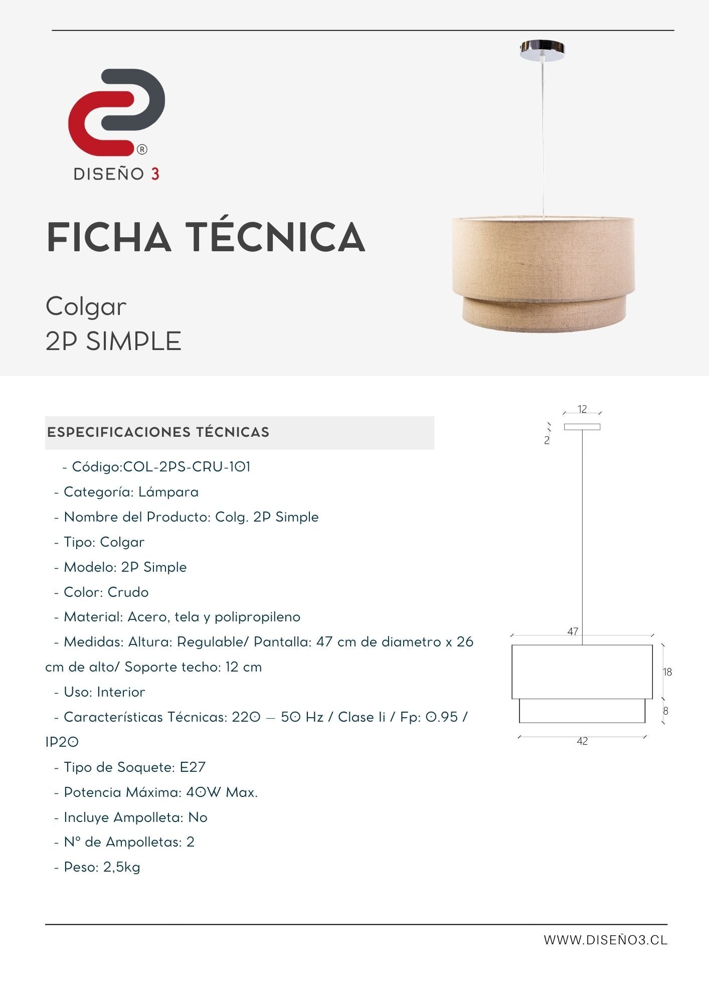 COLGAR 2P SIMPLE