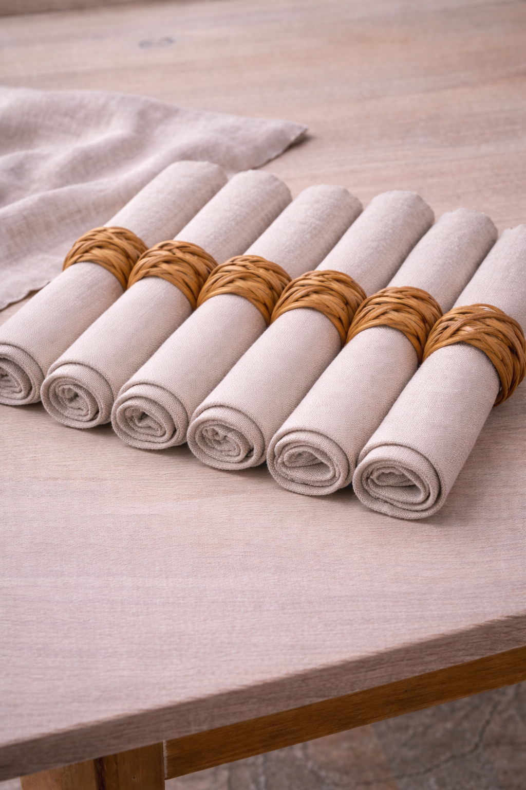 SET 6 ANILLOS SERVILLETAS