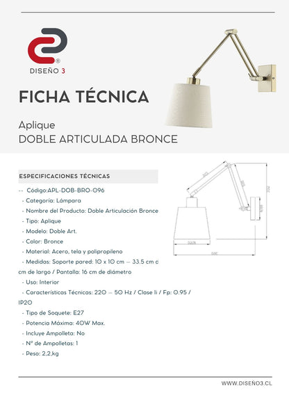 APLIQUE ARTICULADO
