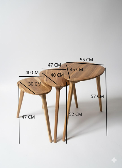 SET MESAS LATERAL TRIPLE
