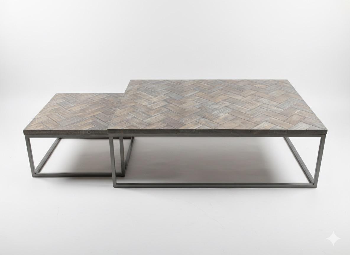 SET MESA CENTRO RECTANGULAR