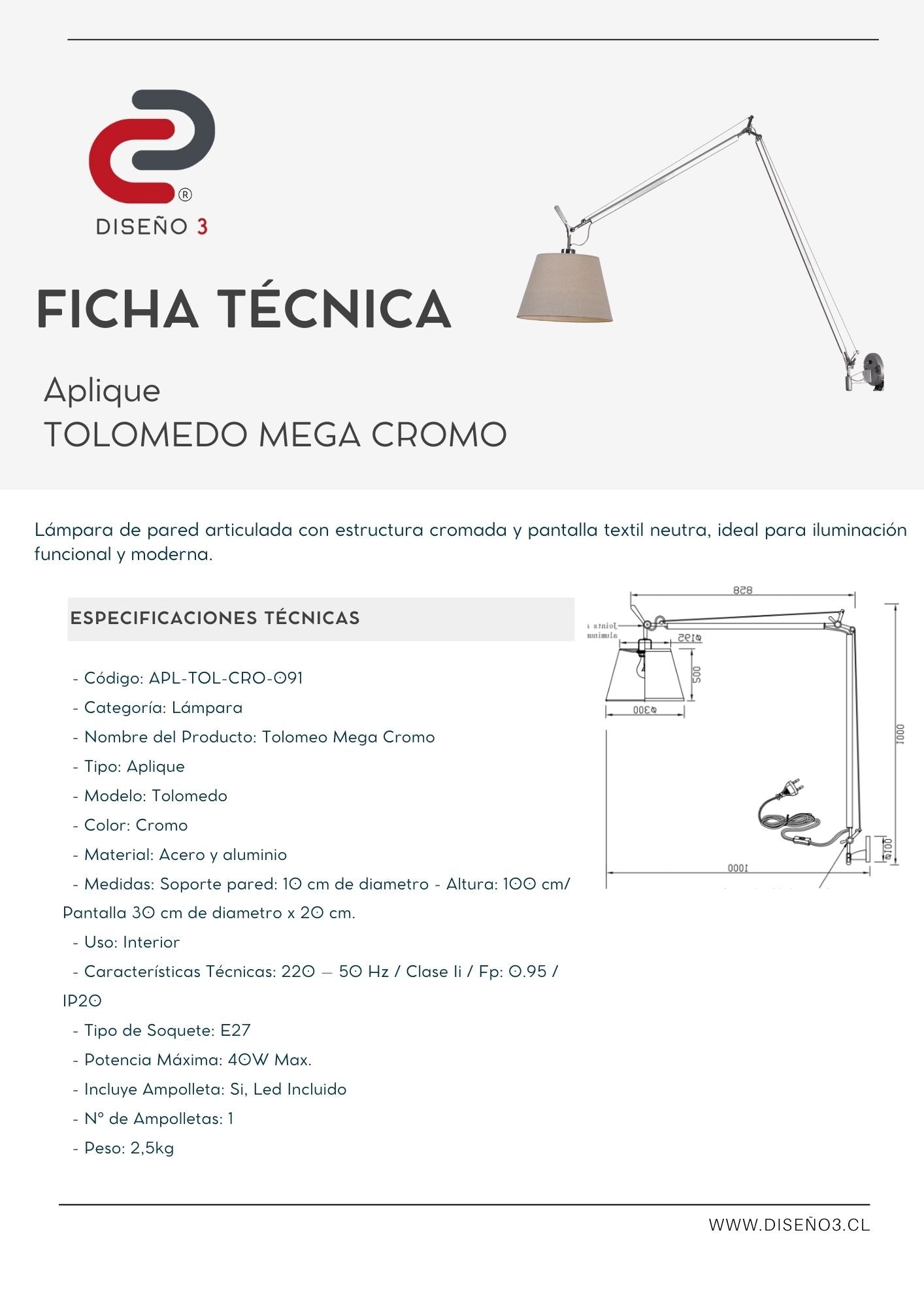 TOLOMEDO MEGA CROMO