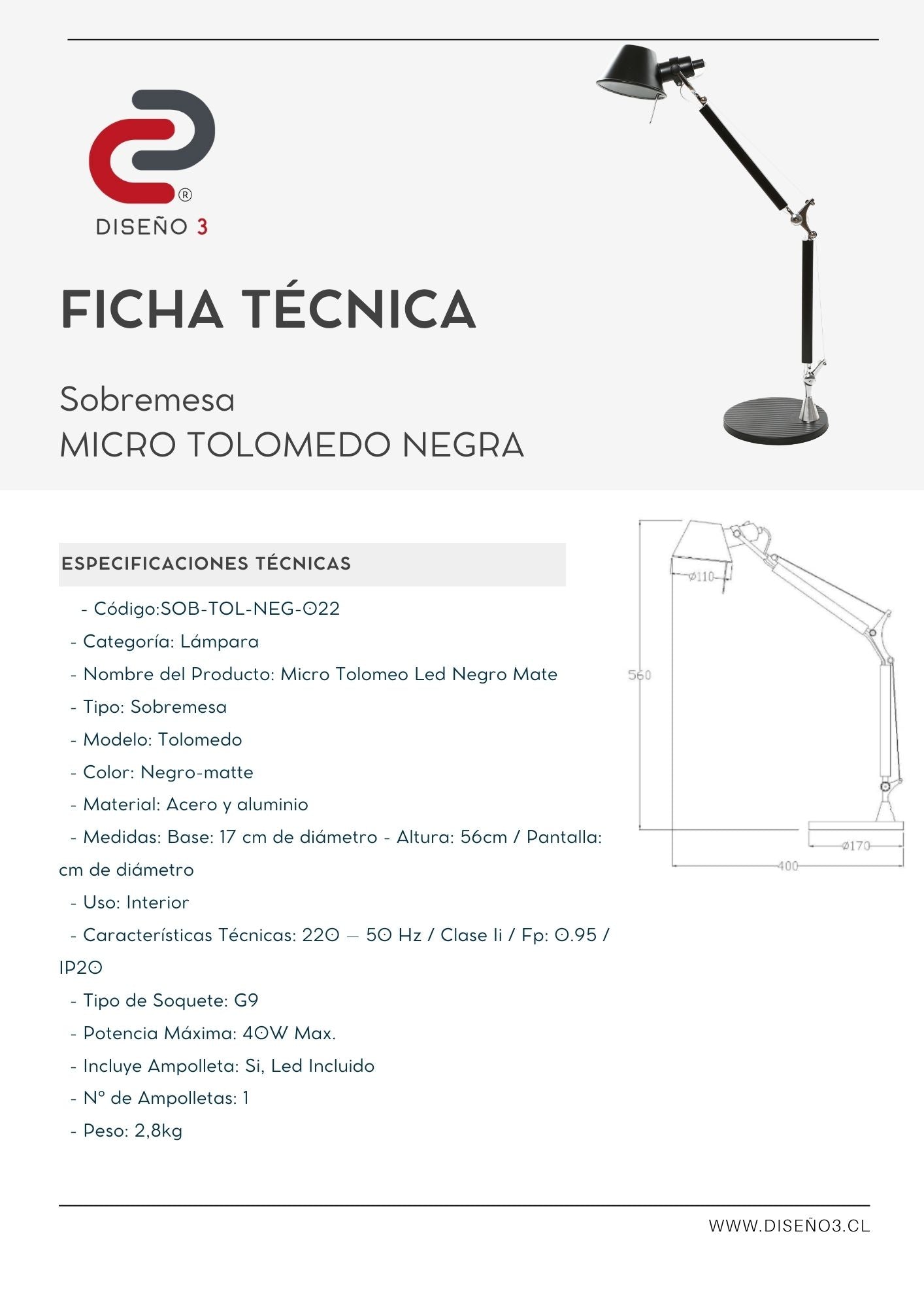 MICRO TOLOMEO LED